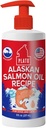 PLATO Wild Alaskan Salmon Oil Kibble Topper - Boost Dog Food with Omega 3 &amp; 6 Fatty Acids - For Healthy Skin & Coat - 8 onzas