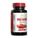 URIC Acid - Soporte Nivel de ácido úrico saludable, Soporte Movilidad Conjunta &amp; Confort, Cardo de leche, semillas de celería, cereza de tarta, cardo de leche - 1 botella 60 cápsulas