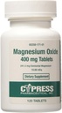 Cipress Magnesium Oxide 400 Mg Tablet 120 Tablets, Pack de 3