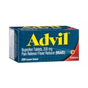 Alimentador de Dolor Advil y Reductor de Fiebre, Medicamento de Alivio de Dolor con Ibuprofeno 200 mg para Dolor de Cabeza, Dolor, Dolor Menstrual y Alivio de Dolor Conjunto - 200 Tabletas Coadas
