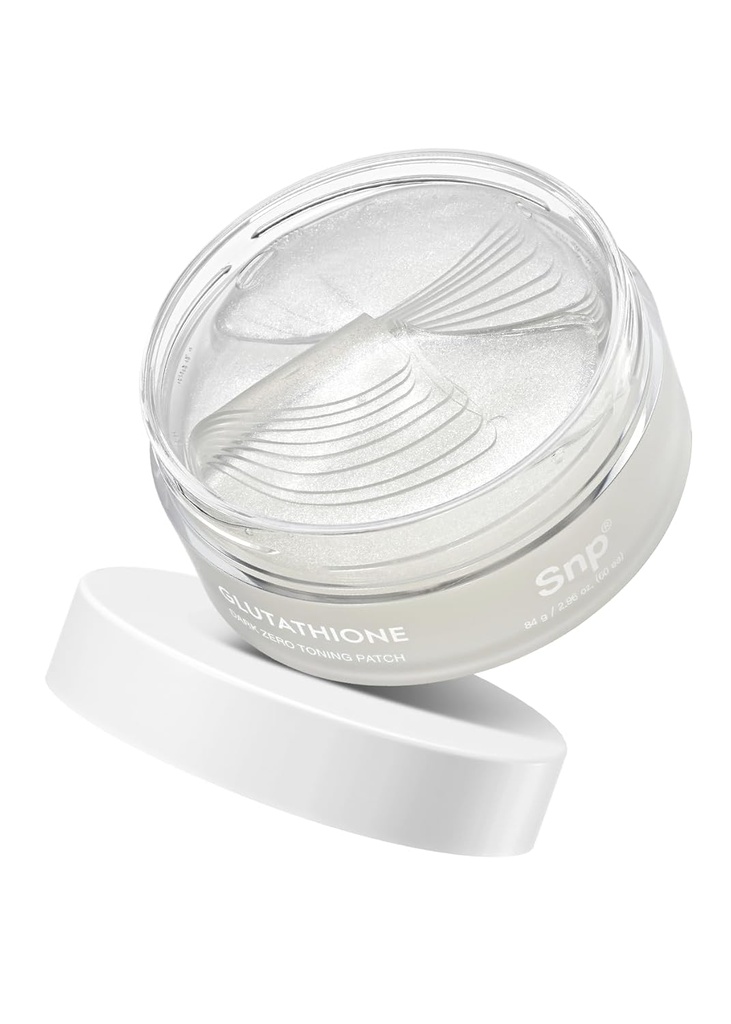 SNP 99% Glutathione + Niacinamide B3 Eye Patch  Nourishing Under Eye Patches for Blemishes and Dark Spots TEN Under Masks for Puffy Eyes and Dark Circles