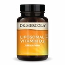 Dr. Mercola Liposomal Vitamina D3 - Apoya Corazón, Hueso & Immune Salud - 5,000 UI Por Servir - No-GMO, Soy Gratis &amp; Gluten Gratis - 90 Capsules (90 Servings)
