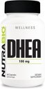 NutraBio DHEA Suplemento- para Hombres y Mujeres- DHEA (100 mg) 60 cápsulas