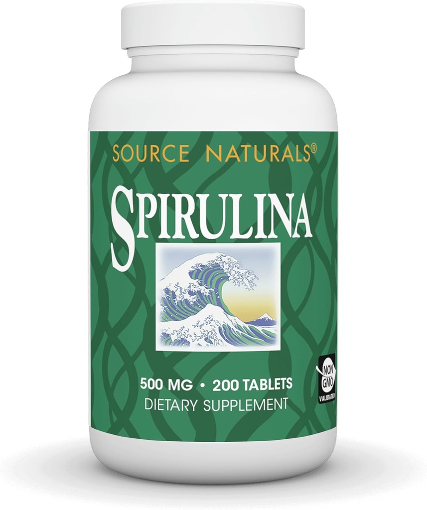 Fuente Naturals Spirulina - para Immune System Support - 200 Tablets