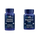 Extensión de la vida Potasio &amp; Magnesium Heart Health Supplement Bundle - 60 &amp; 100 Capsules