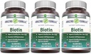 Increíble Nutrición Biotina 10,000 Mcg Suplemento dietético, 200 cápsulas (200 cápsulas (Pack of 3))