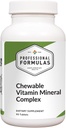 Fórmulas Profesionales Complejo de Vitamina Mineral Chewable – Vitaminas esenciales " minerales en una gran degustación de miel de sabor comprimido masticable para su uso como suplemento diario* – Gluten Free, 90 tabletas