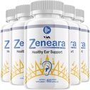 (5 Pack) Zeneara - Advanced Formula Healthy Ear Support, Hearing Health, and Wellness, 300 cápsulas