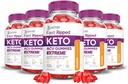 Laboratorios justificados (5 Pack Fast Ripped Keto ACV Gummies Extreme 2000MG Fast Ripped Keto Gummies Apple Sider Vinegar Formulado con Powder Pomegranate Beet Juice B12 Vegan Non GMO 300 Gummys