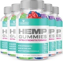 (5 Pack) Vigorvita Gummies - Fórmula Oficial - Vigor Vita Gummies Extra Strength Gummy with Hemp Extract, Vigorvita Gummies for Health, Vitgorvital Gummies, Vigorvitagummies New 2023 (300 Gummies)