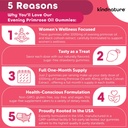 Mangas de aceite para mujer – 1000 mg con extracto de Cohosh Negro – Balance hormonal, PMS " Apoyo a la menopausia – Vegan, Libre de azúcar, No GMO