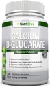 Calcio D-Glucarate - 500mg - 120 cápsulas vegetales - Potencia superior para apoyar procesos de limpieza, metabolismo estrógeno &amp; equilibrio hormonal - Ayuda con la salud de próstata, mama &amp; colon