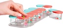 Organizador semanal de píldoras Sagely Smart XL AM/PM - Organizador de almacenamiento de medicamentos con aplicación de alarma Recordatorio (Large Suficiente para aceite de pescado, aceite de hígado de bacalao, suplementos de vitamina D y vitaminas)(Mint/Coral)