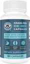 Los capsullos de huesos de grano con colágeno de polvo orgánico de huesos. Suplemento de colágeno para uñas, cabello, articulaciones y salud digestiva*. Gut Friendly-Ingredients, 180 Capsules