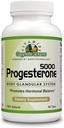 Vitaminas de granja orgánica Progesterona 5000 - Sistema glandular del cuerpo Suplemento dietético, 100% píldoras de progesterona natural - Fórmula para balancear hormonas - suplemento de progesterona, 90 tabletas
