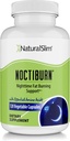 NaturalSlim Night Time Fat Burner for Women &amp; Hombre - Noctiburn Overnight Fat Burning Supplements with Essentials Amino Acid for Night Burn Metabolism Support - 120 Vegetable Capsules