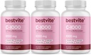 Mejor vitamina C 1000mg (360 cápsulas vegetarianas) (120 x 3) con Citrus Bioflavinoids - No Stearates - Vegan - No GMO - Gluten Free