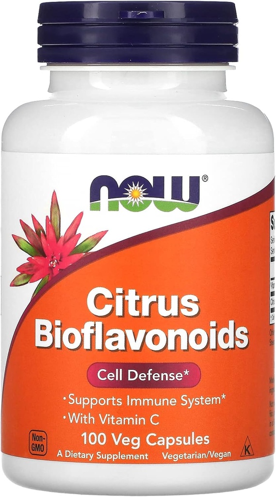 Ahora Comida Citrus Bioflavonoide, 100 Cuenta (Pack of 1)
