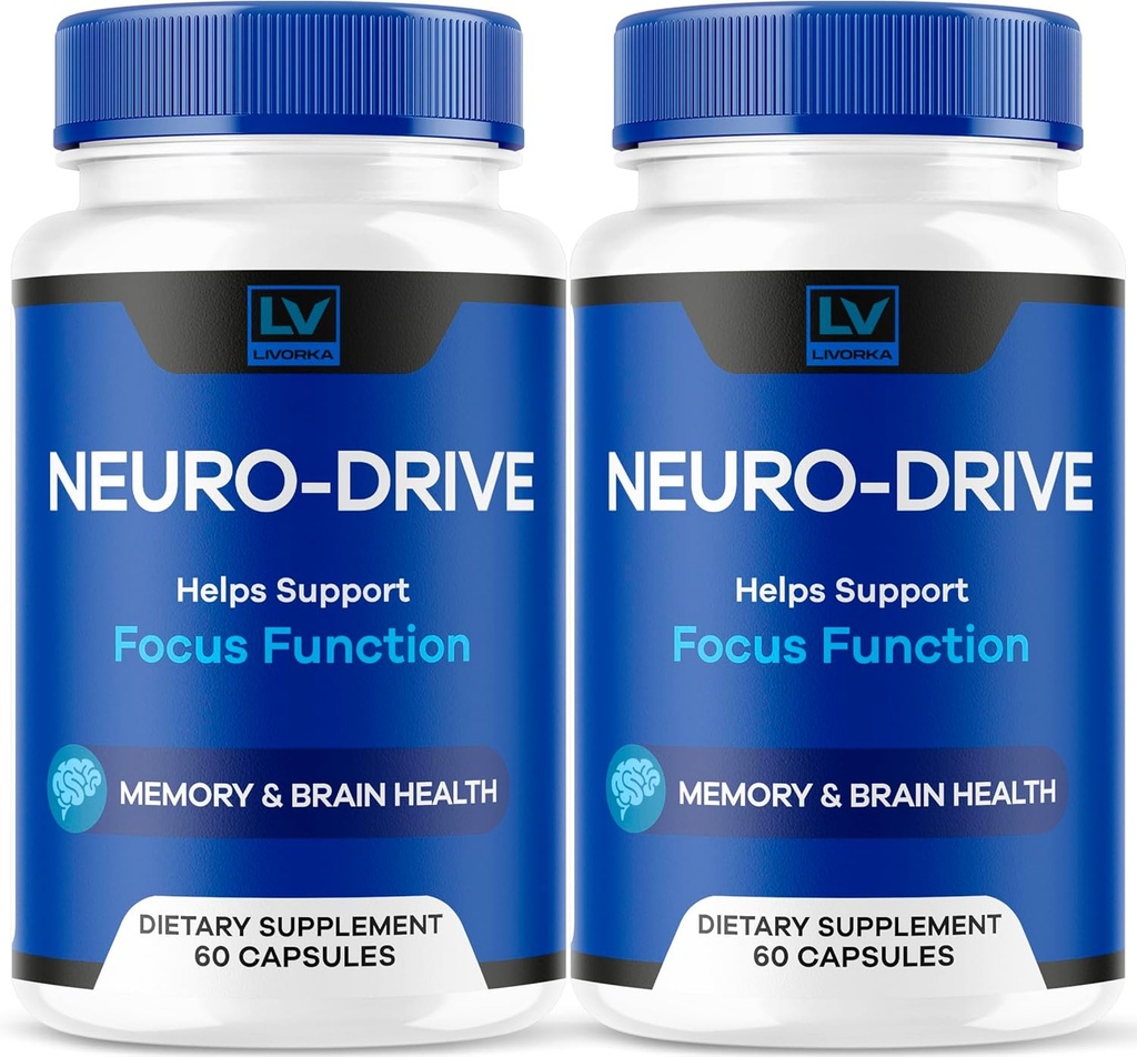 (2 Pack) Neuro Drive Capsules, Neuro Drive Advanced Fórmula, Neuro Drive Brain, Neuro Drive All Natural Reviews, 120 cápsulas para 2 meses