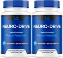 (2 Pack) Neuro Drive Capsules, Neuro Drive Advanced Fórmula, Neuro Drive Brain, Neuro Drive All Natural Reviews, 120 cápsulas para 2 meses