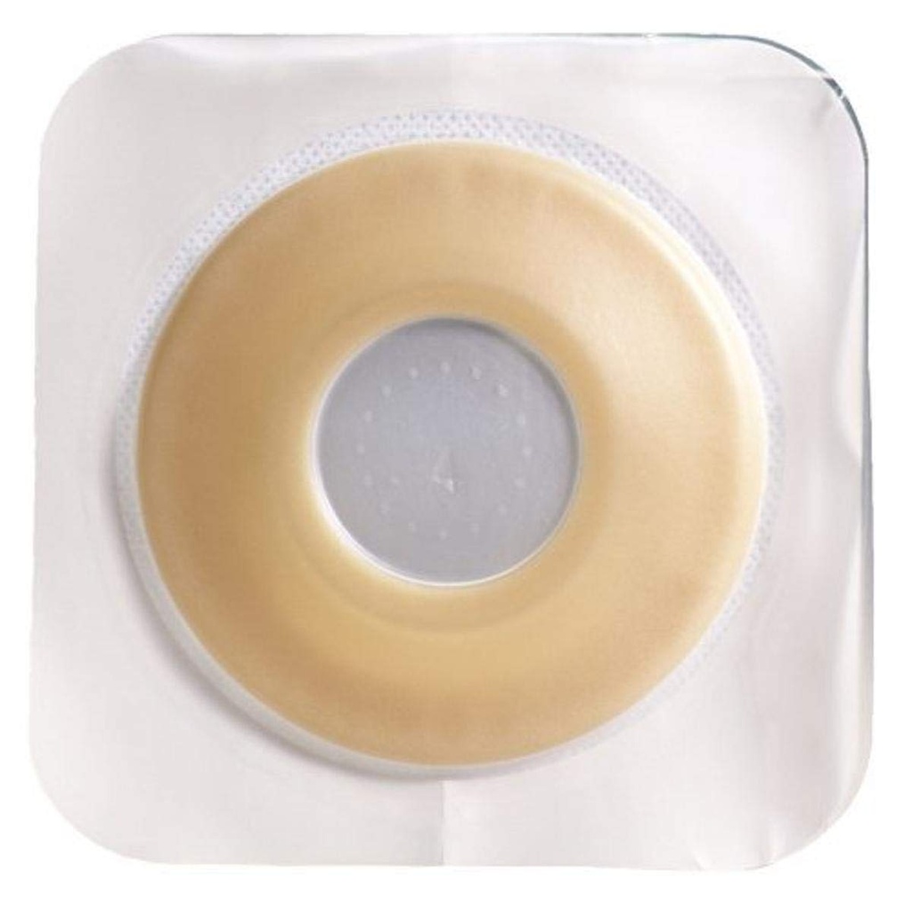 ConvaTec 413180 SUR-FIT Natura Dos Pieces Durahesive Skin Barrera con tecnología Convex-IT, Pre-Cut, Tape Collar, Blanco, 1-3/4" Flange, 7/8" Stoma Apertura, Pack de 10