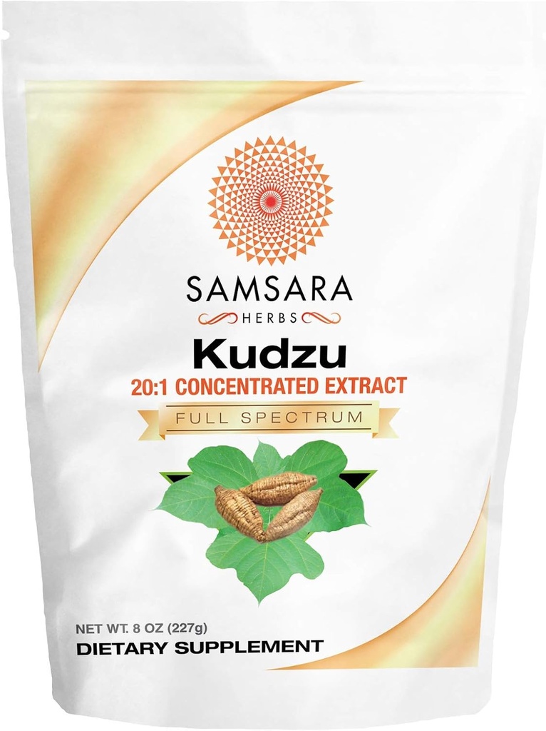 Samsara Herbs Kudzu Root Extract Powder (8oz/227g) 20:1 Concentrated Extract