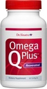 Dr. Sinatra Omega Q Plus Resveratrol - Omega-3 Suplemento con CoQ10 y Resveratrol - Promueve la salud integral del corazón y del cuerpo entero para ayudarle en la edad Well (60 softgels)