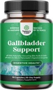 Gallbladder Support Digestive Enzymes with Ox Bile - Purified Ox Bile Salts for No Gallbladder & Pancreas Cleanse, Detox & Repair - Digestion Supplement with Pancreatin & Chanca Piedra - 90 Capsules