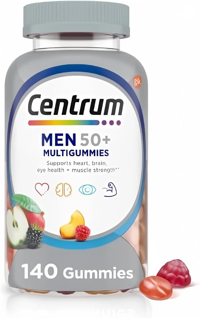 Centrum Silver Men 's Multivitamin para Hombres 50 Plus, Suplemento Multimineral