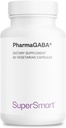 Supersmart - Pharma GABA 125mg per Day (Patented & Highly Bioavailable) - Natural Gamma Aminobutyric Acid GABA Supplement | Non-GMO & Gluten Free - 60 Vegetarian Capsules