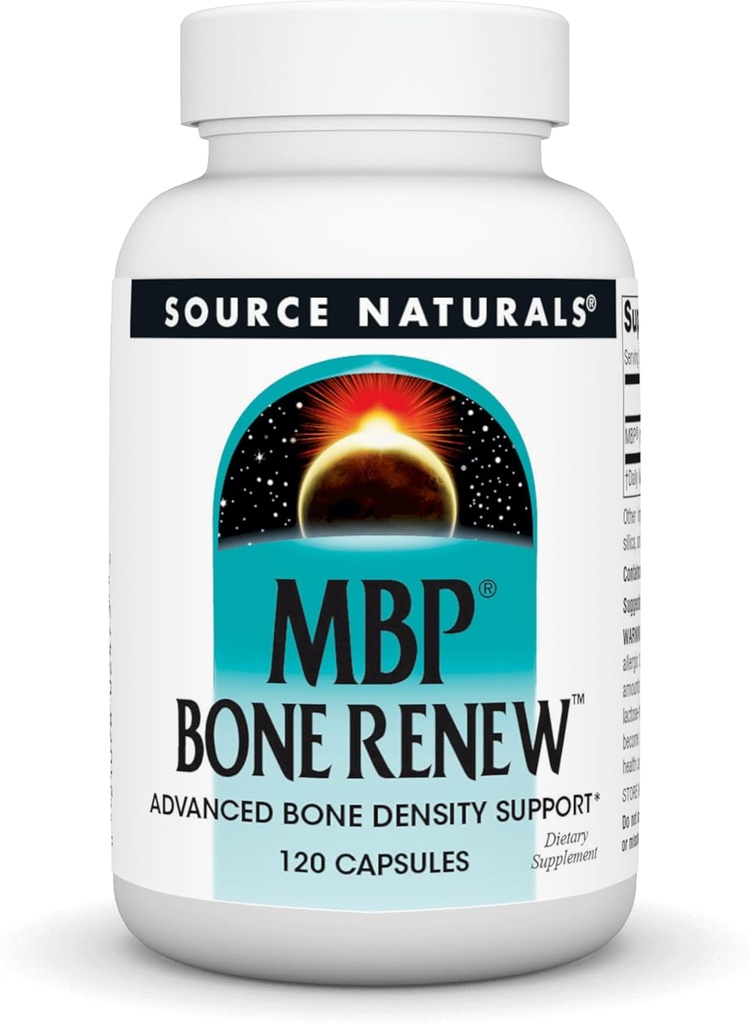Fuente Naturales MBP Bone Renew - Milk Protein for Advanced Bone Density Support* - 120 Capsules