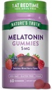 La verdad de la naturaleza Melatonin Gummies 5mg ← 60 Conde ¦ Mixed Berry Flavor  Vegan, Non-GMO &amp; Gluten Free Supplement