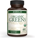 Ecológicos Verdes, Frutas y verduras Mejor Suplemento a la Energía Boost, Detox, Mejorar la Salud. USDA Organic, Gluten Free, Vegan, Non-GMO, No. 1 Source of Essential Nutrient-Rich Super-Food 60 Count