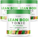 LIVORKA Lean Bodi Tonic, All Natural Advanced Formula Powder - 90 Servings (3 Mes de Suministro) - Pack de 3