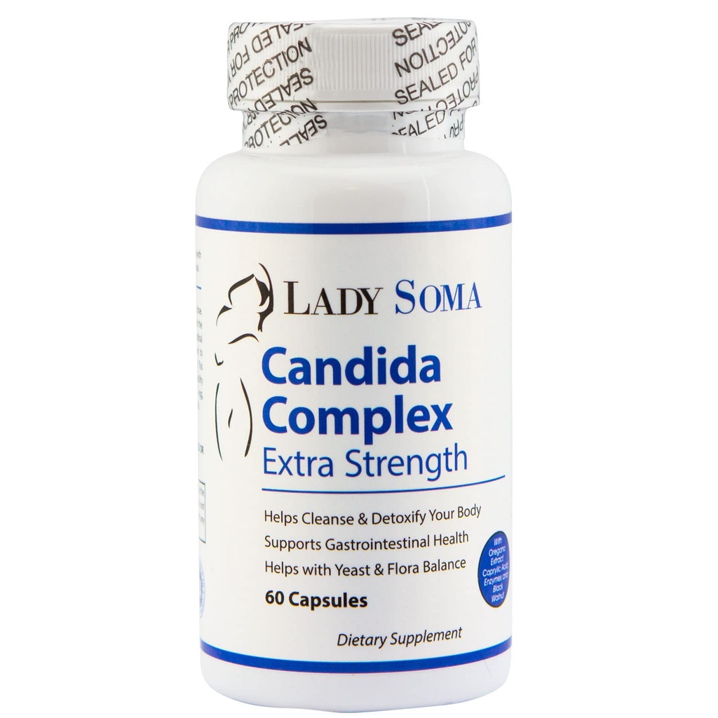 Lady Soma Candida Complex - Extra Strength Yeast & BV Overgrowth Capsules