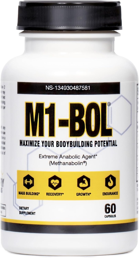 Labs de Avry Suplemento anabólico Extremo – Suplemento dietético w/Turkesterona para apoyar el crecimiento muscular, la fuerza, la recuperación " Apoyo natural niveles de testosterona óptima – Vegan, 60 cápsulas