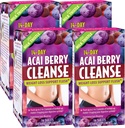 Nutrición aplicada 14 días Acai Berry Cleanse - 56 Tablets, Pack of 4 - Weight-Loss Support Flush + Milk Thistle - 112 Total Servings