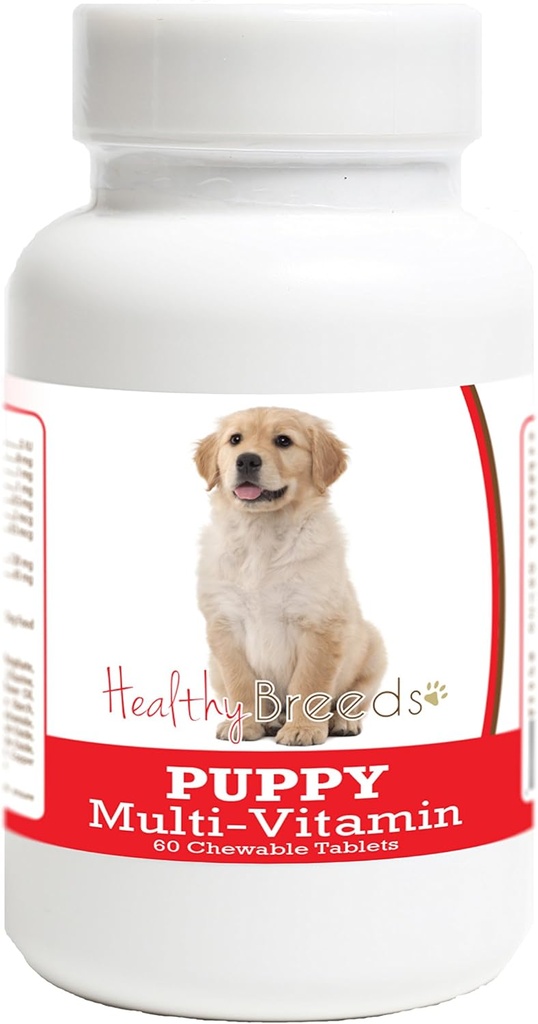 Hierbas saludables Golden Retriever Puppy Dog Multivitamin Tablet 60 Conde