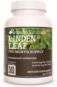 Nutrición de Remedy Linden Leaf & Flowers  1,000 mg, 60 Vegan Capsules Herbal Suplemento dietético  Two Month Supply
