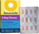 Renew Life Adult Cleanse Total Body Reset, Advanced Herbal Formula - 2-Part, 3-Day Program - Gluten, Dairy &amp; Soy Free - 12 Vegetarian Capsules