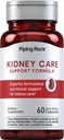 Piping Rock Kidney Support Suplemento Silencio 60 Capsules ¦ Cuidado &amp; Restaurar Fórmula Silencio para Hombres y Mujeres