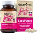 NaturaNectar - EaseFemin Menopausal Support Suplementos for Women - Estrogen-Free Red Bee Propolis Capsules for Hot Flashes &amp; Night Sweats - Natural and with Proprietary Calming Herbal Blend (30pcs.)