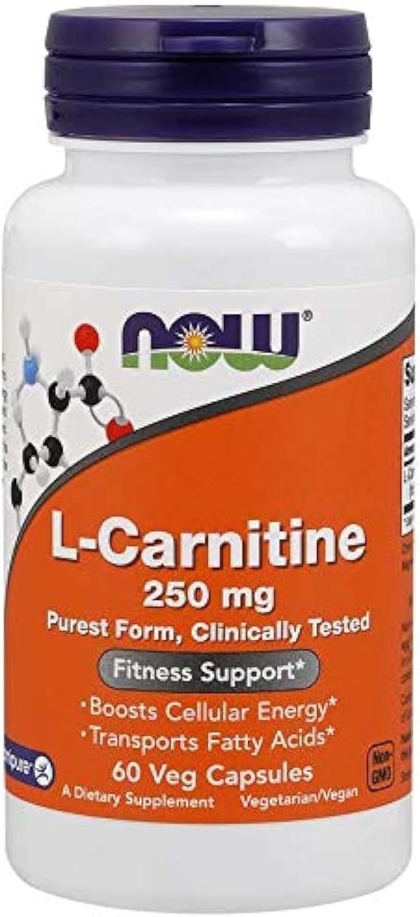 AHORA L-carnitina 250mg, 60 cápsulas (Pack of 2)