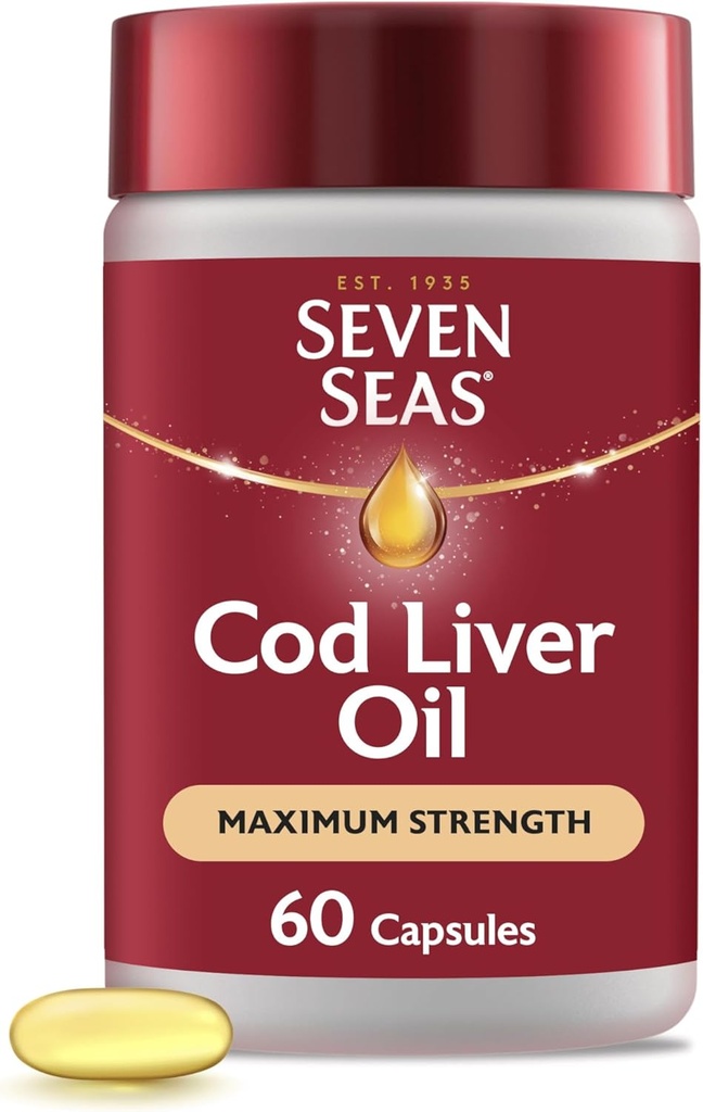 Seven Seas Cod Liver Oil Extra High Strength 60 cápsulas