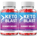 Blast Keto ACV Gummies, Keto Blast ACV Gummies, Blast Keto + ACV Gummys Suplemento - Maximum Strength, All Natural Support Formula Keto+ACV, Official BlastKeto Premium Gummy Reseñas (2 Pack)
