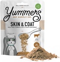 Yummers Premium Skin &amp; Coat Suplemento para gatos, Zinc &amp; Omega-3 Fatty Acids Suplementos, Beef Recipe, 4 oz. - All-Natural Cat Food Supplement Toppers - Flavor Cat Food Topper for Skin & Coat Health
