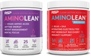 RSP NUTRITION Vegan AminoLean Pre Workout Energy (Acai 25 Servings) con AminoLean Recovery Post Workout Boost (Tropical Island Punch 30 Servings)