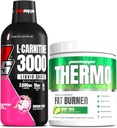 PROSUPPS L-Carnitina 3000 Zapatos líquidos libres estimulantes (31 Servings, Dragon Fruit) y Termo grasa quemando de polvo termogénico (25 Servings, Spicy 'Rita) Bundle