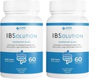 IBSolución - Suplemento Digestivo de Salud, Gas, Bloating, Diarrhea, Constipation Relief, Dolor Abdominal, Con Psyllium, Promover la Regularidad, Apoya la Salud Gut, Made in USA - 60 cápsulas Vegan, 2-Pack