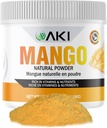 AKI Mango Extract Powder (6.34oz/180g) - Vitamin C and Other Nutrients - Dried Mango, Ideal As Booster Supplement for Protein Smoothies, Sorbet Seasoning, Juice, Popsicles & Ice Cream
